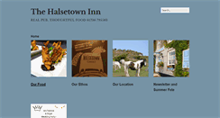 Desktop Screenshot of halsetowninn.co.uk